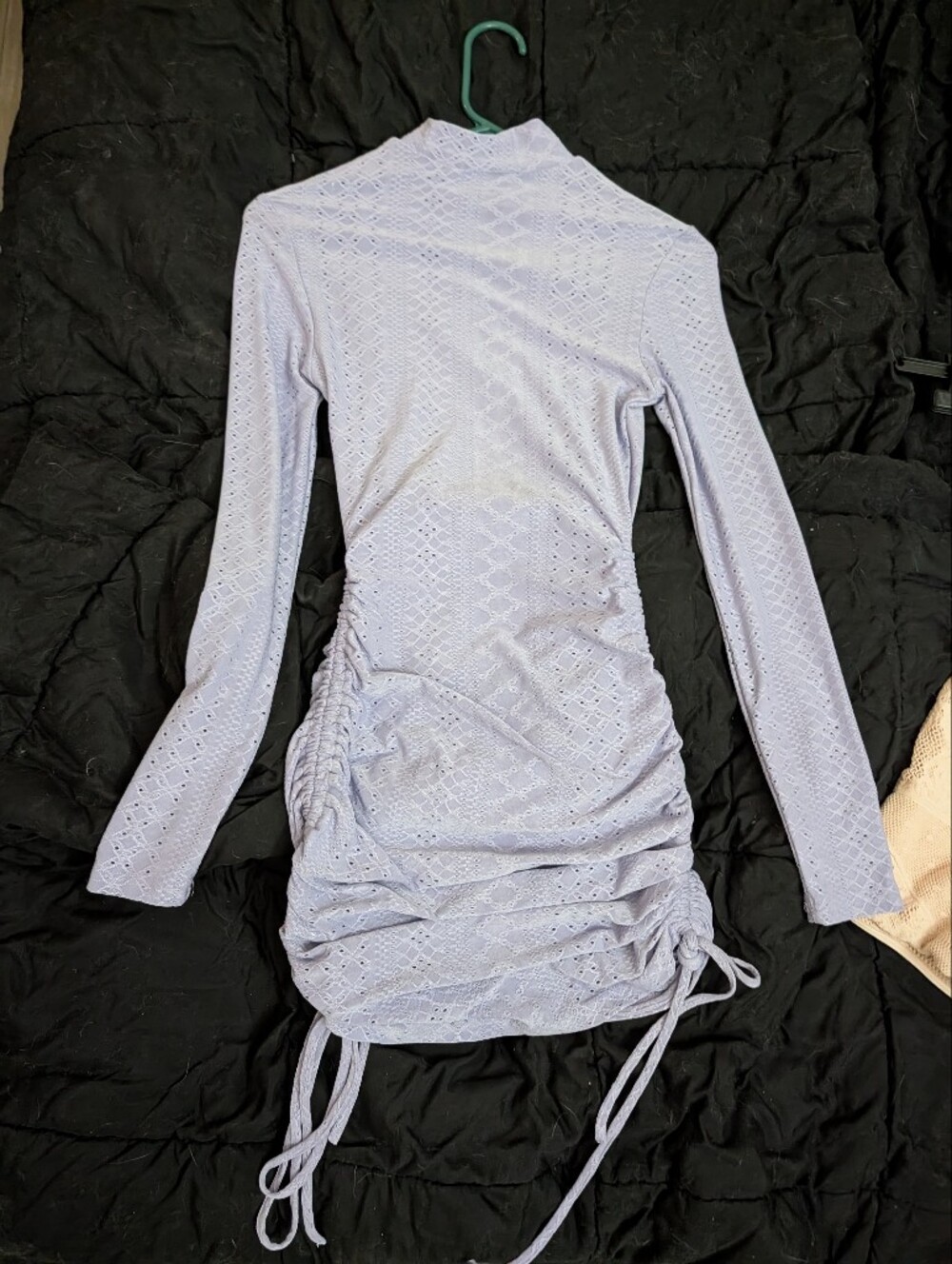 Super Cute purple Dress With Runched Sides. Size Xs Perfect Condition Worn Once